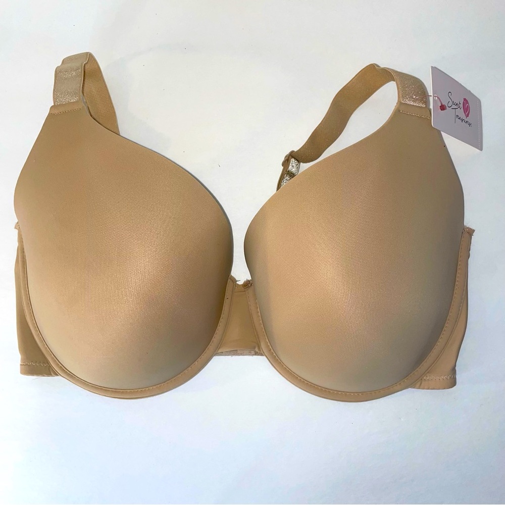 NWT Secret Treasures Beige Full Figure T-Shirt Bra 38DD